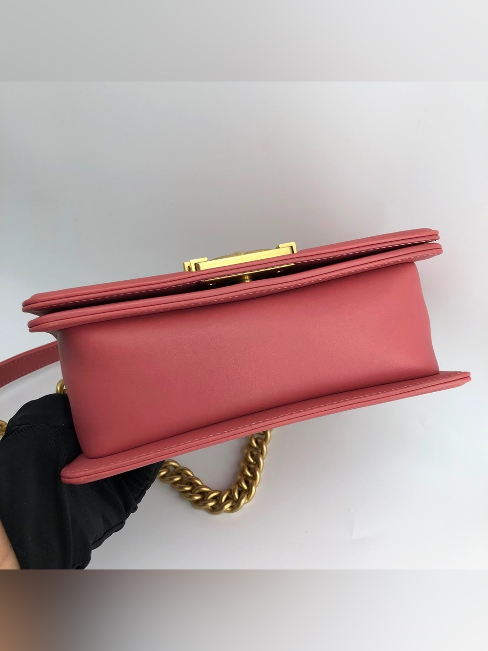 Chanel Leboy Small Lambskin Pink GHW - Picture 12 of 16